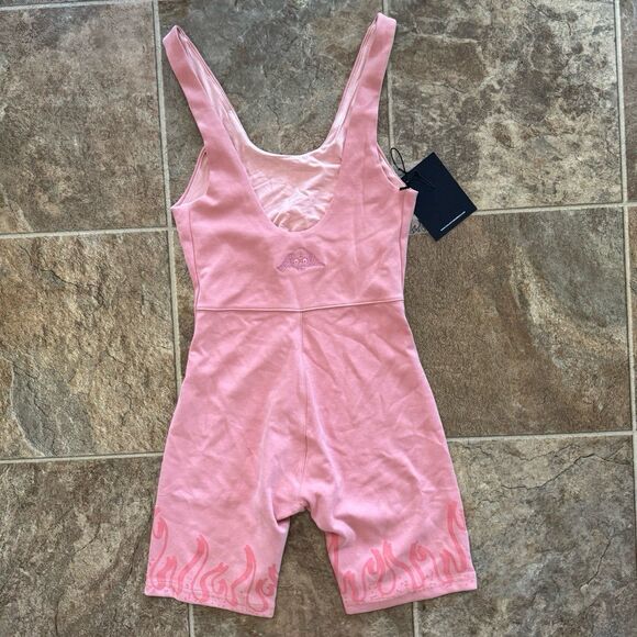 Civil Regime No Tomorrow Interlock One Piece Bodysuit Pink Size Small - Picture 7 of 12